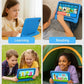 10.1" Kids Tablet Android 14 | 64GB Octa-Core 8GB RAM | Shockproof Case & Parental Control | 12H Fast Charge | HD Display w/Google Kids Space & Educational Apps | WiFi 6/Bluetooth/GPS | Ages 3-12