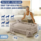 Luxury Dog Bed Chesterfield – Handcrafted Velvet Throne for Dogs | Joint Support, Calming & Temp-Regulating Comfort | Durable 5+ Years, Anti-Claw, Washable 100+ Times – XL, Ivory
