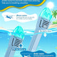 QingSong Kids Snorkel Mask Full Face, Snorkeling Set with Camera Mount, Foldable 180 Degree Panoramic View Snorkeling Gear Anti-Fog Anti-Leak