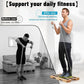 Wooden Exercise Board, Resistance Band Foot Plate with Non-slip Design, Wood Fitness Board for Resistance Band Training, Workout Bands, Balance, Stretching, Flexibility Exercise Home Gym