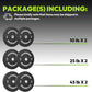 Bumper Plates 2 - Inch Olympic Weight Plate Set for Barbell, 10-55 lb Rubber Weights Sets for Home Gym, Strength Training Plate, Weight Lifting, Black
