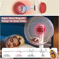 Super Silent Hamster Wheel 10.4 Inch, Magnetic Large Rat Wheel for Chinchilla, Gerbil, Guinea Pig, Cat, Mouse, Sugar Glider and Dwarf, Syrian Hamster Accessories (Tomato Red)