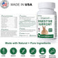 500 Tablets, Digestive Support Rabbit, Support GI Stasis, Bloat, Constipation, and Diarrhea, Strengthens Immune System, Premium Formula with High Fiber, Vitamins and Probiotics, Non-GMO