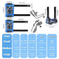 Skating Protective Gear Youth Knee and Elbow Pads Wrist Guards for Roller Skating Skateboarding, Skate Pads Youth Knee Pads Blue