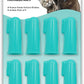 H&H Pets Dog Finger Toothbrushes - Professional Pet Finger Dental Brush Set for Dogs Puppies Cats, Soft Bristles, Size Small 4 Count-Silicon