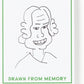 Brass Monkey Drawing from Memory - Social Party Game with 300+ Game Card Prompts for Drawing from Memory