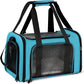 Large Cat Carriers Dog Carrier Pet Carrier for Large Cats Dogs Puppies up to 25Lbs, Big Dog Carrier Soft Sided, Collapsible Travel Puppy Carrier - Large - Blue