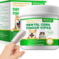 ALIVO Dental Teeth Cleaning Wipes for Dogs & Cats, Remove Bad Breath by Removing No-Rinse Dog Finger Toothbrush, Disposable Gentle Cleaning Pet Dental Care Wipes, 50pc