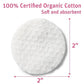 Simply Soft Premium Organic Cotton Rounds, 100 Count (Pack of 3), 100% Cotton Pads, Certified Organic, Hypoallergenic, Soft & Absorbent for Beauty, Cosmetics, Skin Care, Lint Free