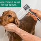 3 Mode Dog Shower Attachment, High Pressure Handheld Sprayer with ON/OFF Switch, G1/2" Metal Shower Diverter, 118 Inches Stainless Steel Hose, No Drill Hook, for Indoor and Outdoor Pet Bat