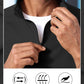 Aulemen Men's Casual Quarter Zip Pullover-Athletic Windbreaker Lightweight Jackets Hiking Golf for Men Mock Neck with Pockets