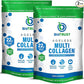 BioTrust Ageless Multi Collagen Protein Powder – 5 Collagen Types (I, II, III, V, X) for Hair, Skin, Nails & Joints – Grass Fed Beef, Sustainable Fish, Chicken & Eggshell Membrane (Unflavored, 2 Pack)