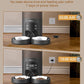 Automatic Cat Feeders - 6L Cat Food Dispenser with Double Bowls, Programmable Timed Feeder for Up to 6 Meals per Day with 10S Voice Recorder, Supports Dual Power Supply