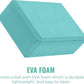 3" Yoga Block, 10 Pack Bulk EVA Foam Yoga Blocks, Firm and Supportive Yoga Brick, Balance Foam for Stretching, Pilates, and Workout, 3" x 6" x 9"