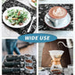 AMOAMI Coffee Mat Hide Stain Rubber Backed Absorbent Dish Drying Mat for Kitchen Counter - Fits Under Coffee Maker & Machine (17x31.5, Ink)