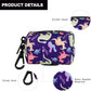 Attachment,Waste Bag Dispenser Zippered Pouch, Fits Any Leash, Includes Free Roll of Dog Bags, Poop Bag Dispenser - 2 Packs, Little Dinosaurs