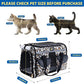 Pet Carrier for Small Dogs and Cats - Soft-Sided Travel Kennel, Portable Foldable Bag (Large)
