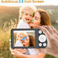 4K Digital Camera for Teens, FHD 64MP Digital Camera for Kids with 64GB SD Card, 18X Digital Zoom Cameras for Photography, Point and Shoot Video Camera for Kids, Black