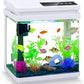 Beginner Betta Fish Tank Aquarium kit Intelligent Timed Shutdown, Seven LED Lights, Adjustable Brightness, High-Transparency Glass, Efficient Filtration