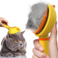 Cat Hair Brush with Release Button for Indoor Cats, Cat Grooming Brush for Long or Short Hair Dogs, Cat Combs for Pet Massage Self-Cleaning Cat Hair Brush