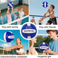 KUYOTQ Official Size 5 in&Outdoor Beach Volleyball,3MM Thickened Surface Soft Leather Youth Womens Mens Volleyball for Game Gym Training(Deflated)