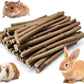 250g Natural Peach Wood Chew Sticks for Rabbits, Hamsters, Chinchillas - Extra Hard Teeth Grinding Toy | Untreated, Safe & Long-Lasting Rodent Chews