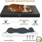 WNPETHOME Orthopedic XXL Dog Beds Large Sized Dog, Waterproof Extra Large Dogs Bed with Removable Washable Cover, Multi-Needle Quilting Dogs Crate Bed