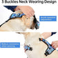 IVY&LANE No Pull Dog Harness with Leash Set, Reflective No Choke Pet Vest,Adjustable Oxford Dog Vest Harness with Easy Control Handle for Large Dogs (Checkered Blue,XL)