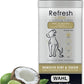 Wahl USA Pet Refresh Cleaning Wipes for All Dog Breeds - Use on Ears, Nose, Paws, Bottom, & Sensitive Areas - 50 Wipes - Model 820017A