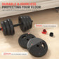 Adjustable Dumbbells, 20/30/40/55/60/70/80/90lbs Free Weight Set with Connector, 2 or 3 in 1 Dumbbells Used as Barbell, Kettlebells, Fitness Exercises for Home Gym Suitable for Men/Women
