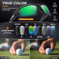 Polarized Sports Sunglasses for Men 100% UV Protection Wrap Around Unbreakable Sun Glasses for Fishing Driving