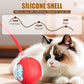 Interactive Cat Toys for Indoor Cats, 2025 New Interactive Cat Toys, Intelligent Automatic Rolling Pet Ball, Automatic Obstacle Avoidance Cat Toy Ball with Rope, Three Modes Adjustment (yellow)