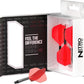 RED DRAGON Darts – Nitro Flite Integrated Flight & Shaft System – No.2 Shape and Design - Available in Short, Intermediate & Medium - Available in Variety of Colours - Professional Darts Accessories