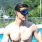 Adult Swimming Goggles,Leak-Proof,Anti-Fog Pool Glasses,Wide View Swim Goggles with Ear Plugs and Nose Clip