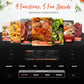 COSORI Air Fryer 9-in-1, Compact & Large 6-Qt, Fast Turbo Modes, 90-450°F Even Results, Precision Heating, Up to 95% Less Oil*, Roast, Bake, Dry, Reheat, Frozen, Broil, Proof, 120V, TurboBlaze