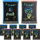 TEKFUN 10 Pack LCD Writing Tablet with Stylus, 8.5in Erasable Doodle Board Mess Free Drawing Pad for Kids, Car Trip Educational Toys Birthday Christmas Gift for 3 4 5 6 7 Girls Boys