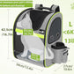 Pecute Pet Carrier Backpack, Cat Backpack Carrier, Expandable with Breathable Mesh for Small Dogs Cats Puppies, Dog Backpack Carrier for Hiking Travel Camping Outdoor, Hold Pets Up to 18 Lbs