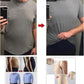 GKVK Mens Slimming Body Shaper Vest Shirt Abs Abdomen Slim