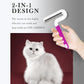 Pet Flea Comb for Dogs & Cats - Grooming Tool with Long & Short Steel Teeth, Safely Removes Tangles and Knots, Gentle Detangling Brush for Pet Hair (TG2044)