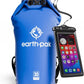 Earth Pak Waterproof Dry Bag - Roll Top Waterproof Backpack Sack Keeps Gear Dry for Kayak with Waterproof Phone Case