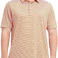 Men's Golf Polo Shirts Short Sleeve Striped Performance Moisture Wicking Dry Fit Golf Shirts for Men