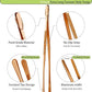 JETKONG 2 Pcs 14-Inch Kitchen Tweezers Extra Long Cooking Tweezer Tongs Stainless Steel Long Food Tweezers (Rose Gold)