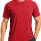 G Gradual Men's Workout Shirts Quick Dry Athletic Running T-Shirts Lightweight Moisture Wicking Short Sleeve Sports Gym Tops