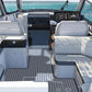 FOCEAN Boat Flooring EVA Foam Boat Decking Faux Teak Marine Flooring Boat Mat Boat Carpet Sheet for Motorboat RV Yacht Kayak Surfboard, 94.5"x 47.2"/35.4"/23.6"/15.7"