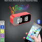 AFK Alarm Clock with Bluetooth Speaker,Digital Clock for Bedrooms,Alarm Clock for Heavy Sleepers Adults with Dual Alarm,Snooze,Dimmable LED Display.