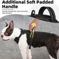 PUPTECK No Pull Dog Harness for Large, Adjustable Reflective Dog Harness with Handle Easy Control, Comfortable Soft Padded Pet Vest Harness for Large Dogs, Black L