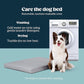 Cybarmour Indestructible Dog Bed - Outdoor Waterproof Chew Proof Dog Crate Pad - Orthopedic Kennel Mat for Aggressive Chewers - Extra Large Breeds & Fits 48-Inch Crate - 47"x29", Limestone