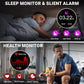 Smart Watch for Men Bluetooth Answer/Make Call, 1.43" AMOLED Display Luxury Smartwatch, Fitness Tracker with 100+ Sport Modes, Heart Rate/Sleep Monitor for iOS Android, 2 Watch Bands (Blue)