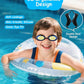 Kids Swim Goggles, Anti-fog and UV Protection with Swim Cap for Age 3-15 Youth Boys Girls Toddler