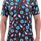 DEOLAX Mens Polo Shirts Fashion Print Mens Golf Shirt Dry Fit Mens Golf Polo Short Sleeve Quick Dry Funny Golf Shirt for Men